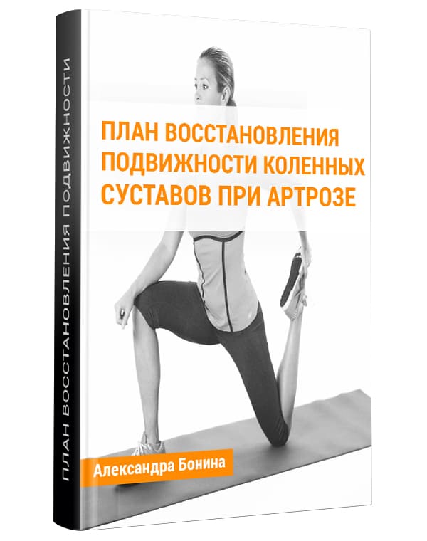 Изображение — Электронная книга "Пошаговый план восстановления подвижности коленных и тазобедренных суставов при артрозе"