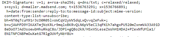 Так выглядит DKIM в тексте письма