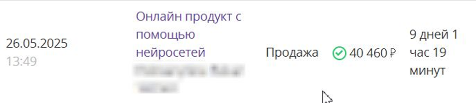 Кейс заработок на оффере Онлайн-продукт с помощью нейросетей
