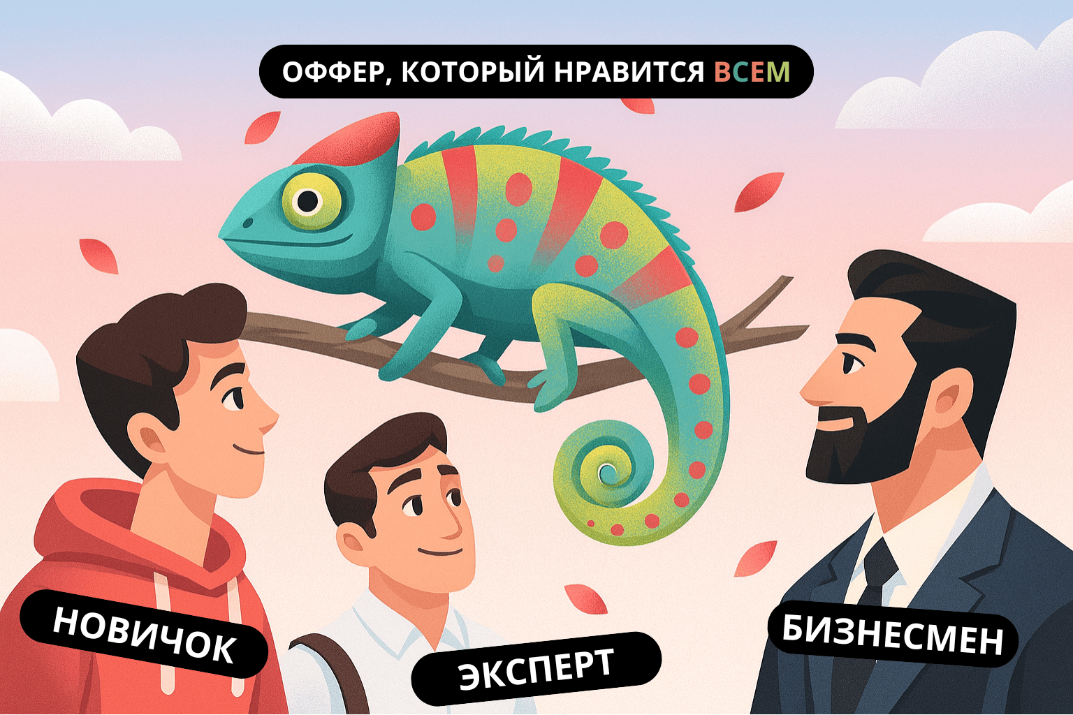 Оффер, который нравится всем - надпись